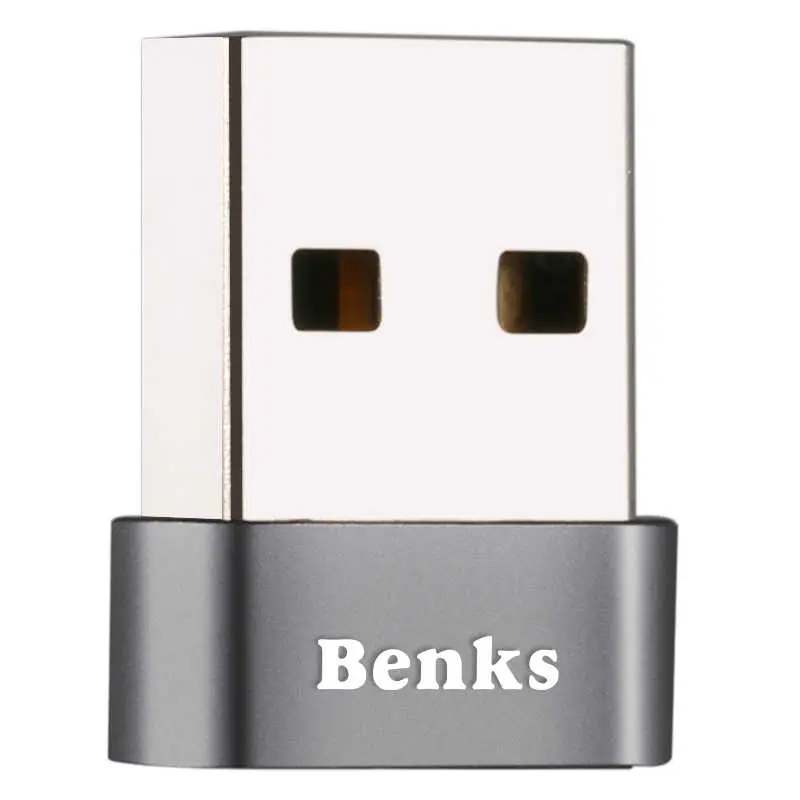 Benks U33 USB 2.0 to Type-C Dönüştürücü Adaptör, Alüminyum