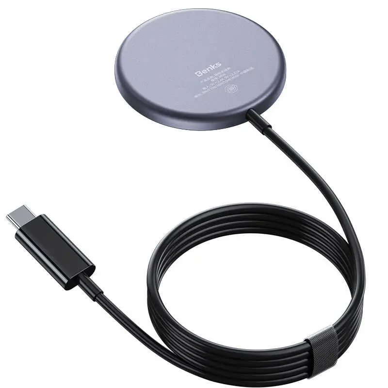 Benks W06 MagSafe Uyumlu Kablosuz Şarj Aleti, 15 W