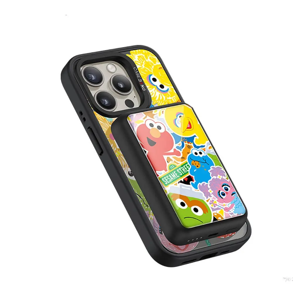 Casebang MP12 Sesame Street Kablosuz Powerbank, 6000 mAh MagSafe Uyumlu