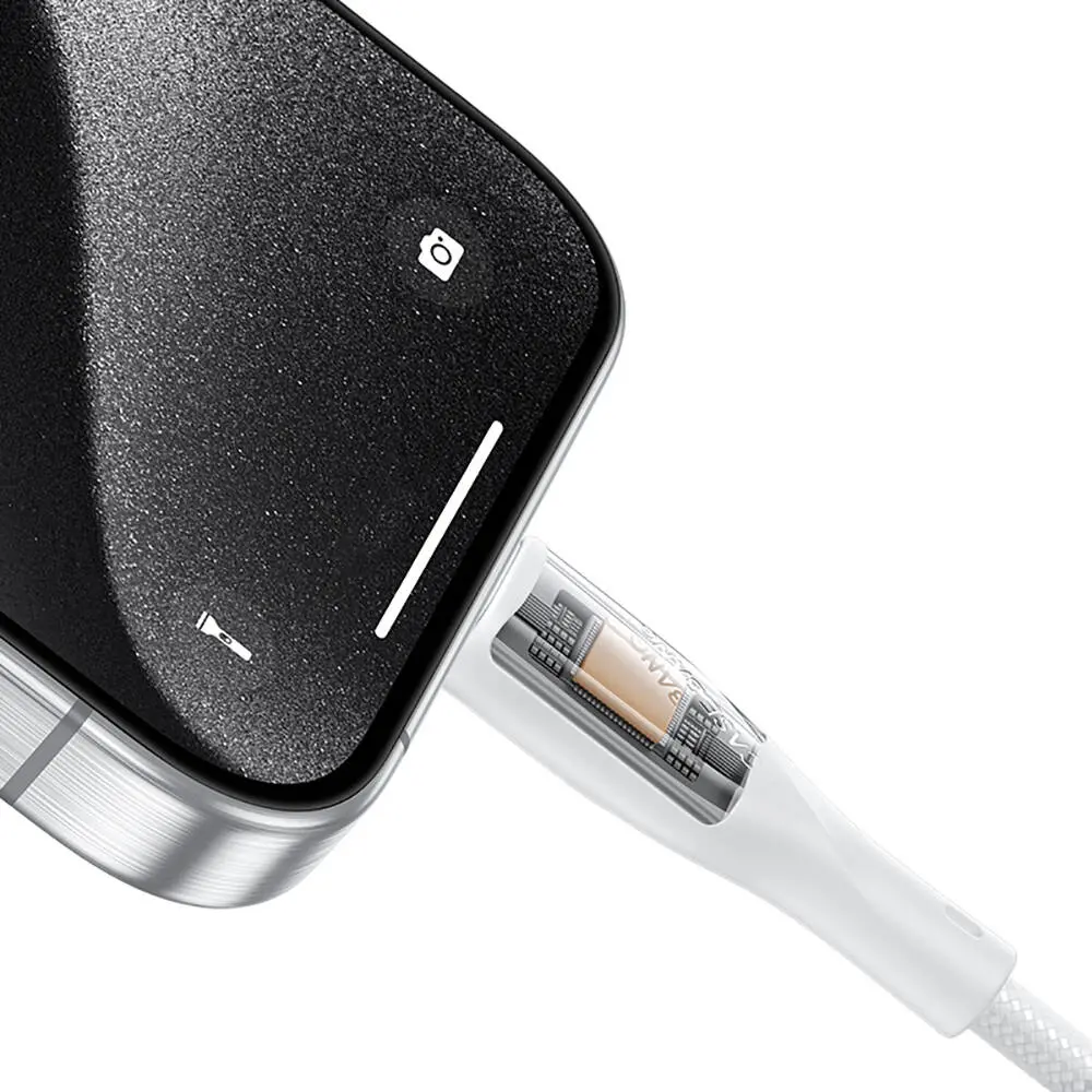 Casebang Type-C to Lightning 27W PD Örgülü Şarj ve Data Kablosu 1 m