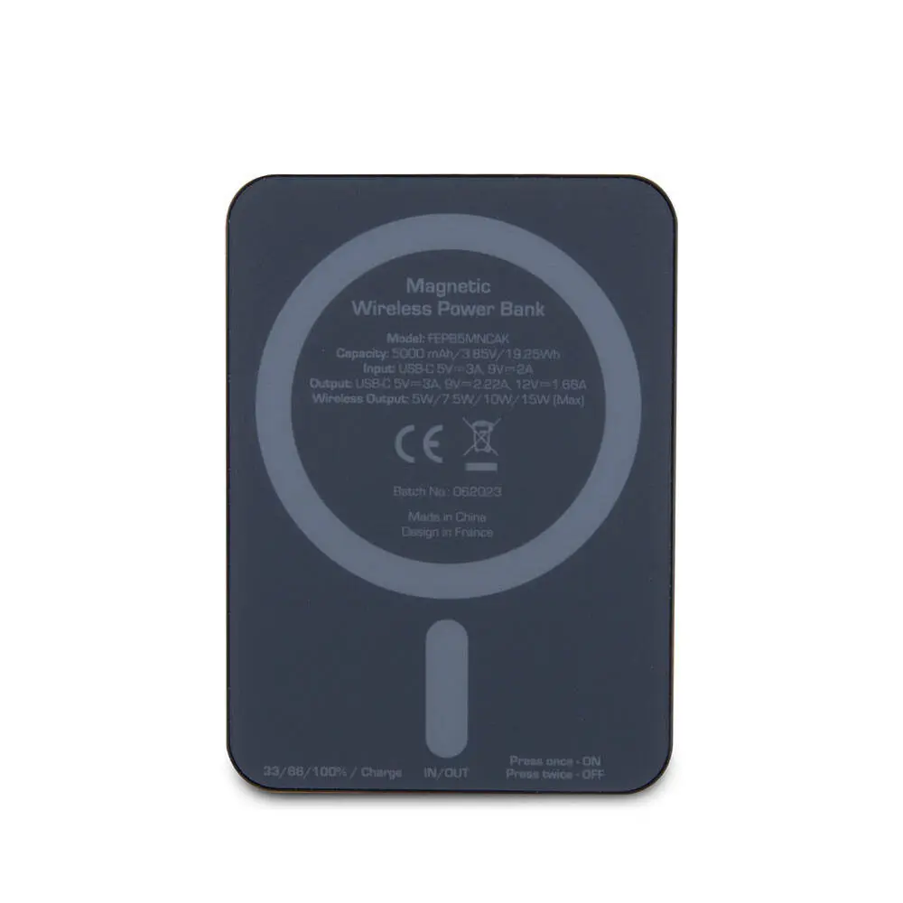 Ferrari Lisanslı MagSafe Manyetik Powerbank, 5000 mAh, 15 W Kablosuz Şarj
