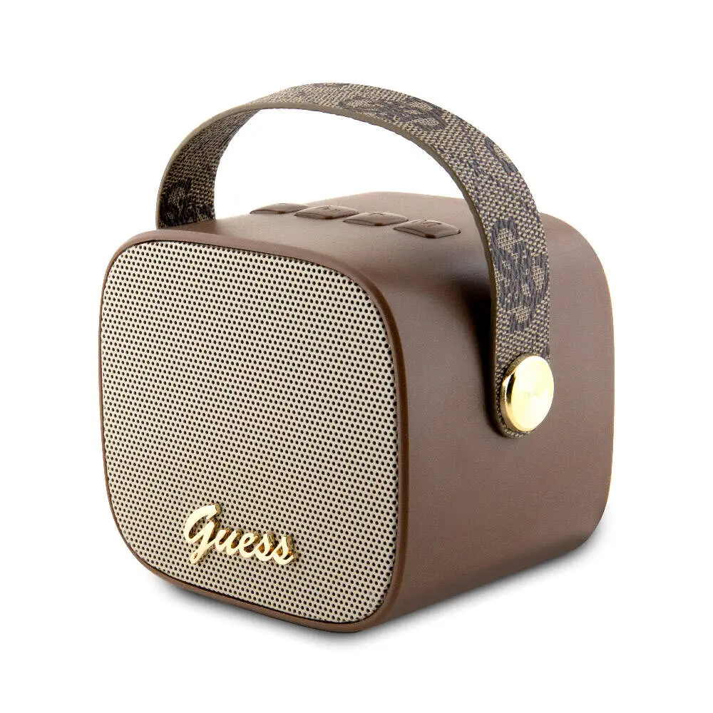 Guess Askılı PU Deri Bluetooth Hoparlör, 5W ve 1200 mAh