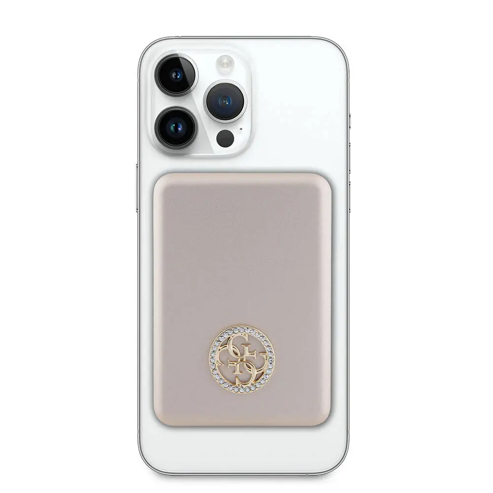 Guess Lisanslı MagSafe Uyumlu Taşlı Powerbank, 3000 mAh 5 W