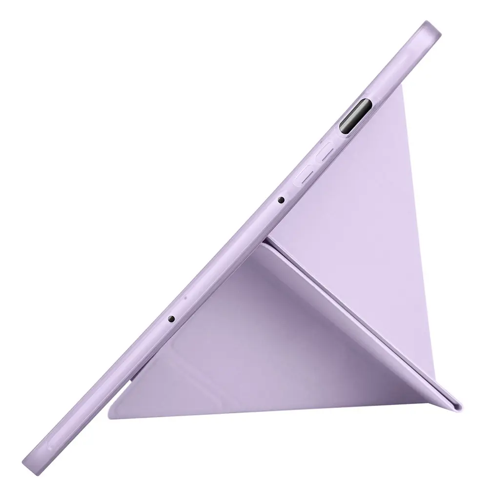 Galaxy Tab S10 Lite Standlı Kalem Bölmeli Kılıf - Zore Tri Folding