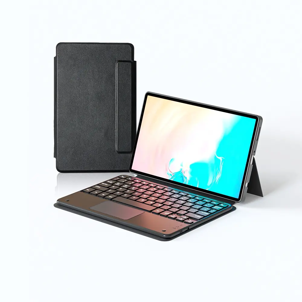 Galaxy Tab S11 Bluetooth Klavyeli Standlı Tablet Kılıfı - Zore Border
