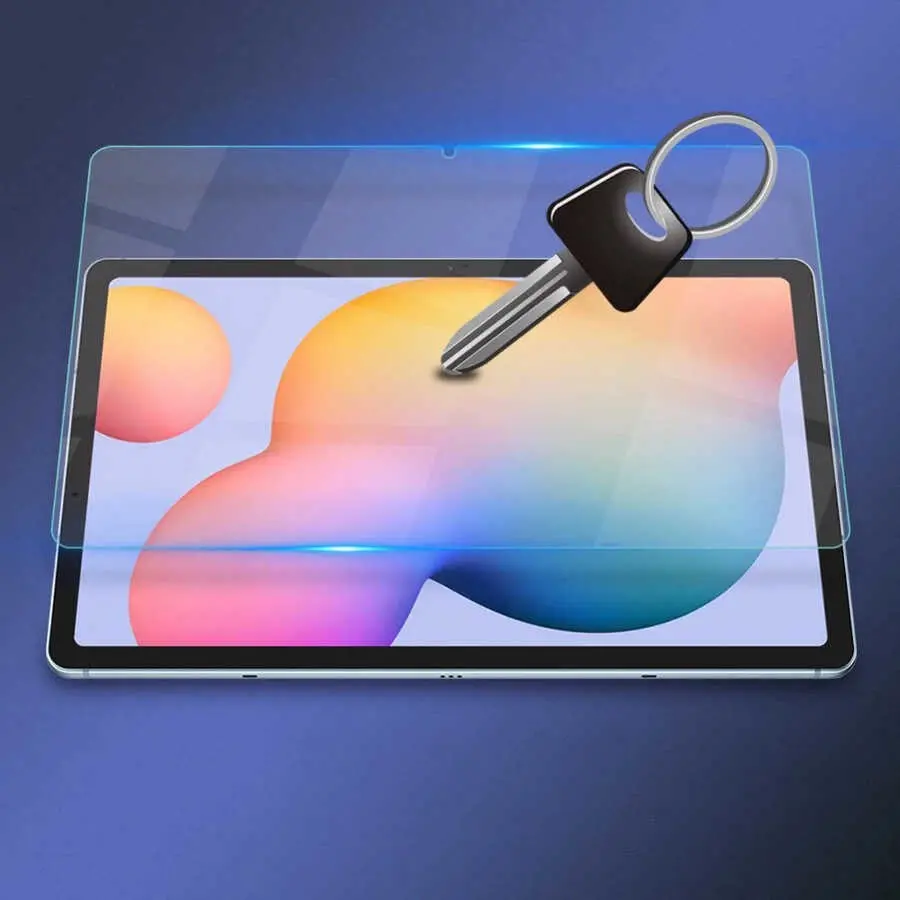 Galaxy Tab S7 Plus T970 Temperli Cam Ekran Koruyucu - Zore