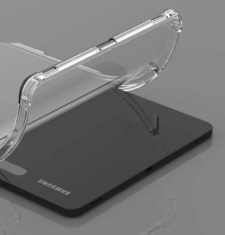 Galaxy Tab S7 T870 Şeffaf Standlı Kılıf - Araree Mach