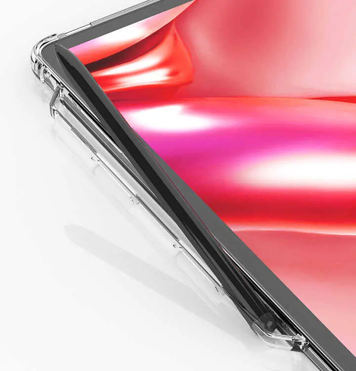 Galaxy Tab S7 T870 Şeffaf Standlı Kılıf - Araree Mach
