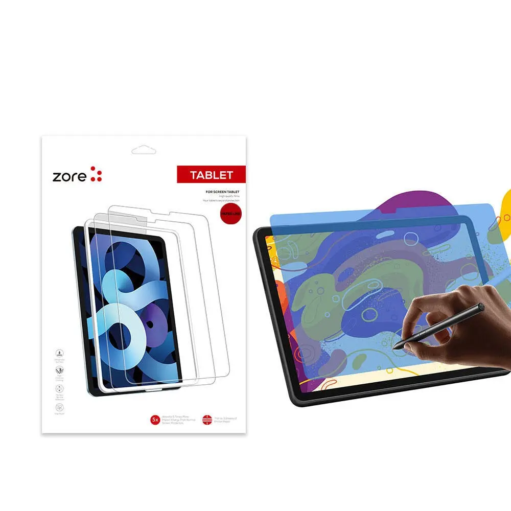 Galaxy Tab S9 Plus Kağıt Hisli Mat Ekran Koruyucu - Zore Paper-Like
