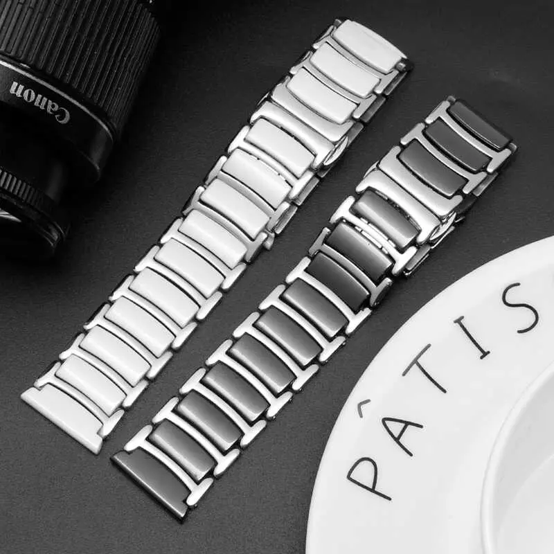 Galaxy Watch 46 mm 22 mm Seramik Kaplama Metal Kordon - Zore