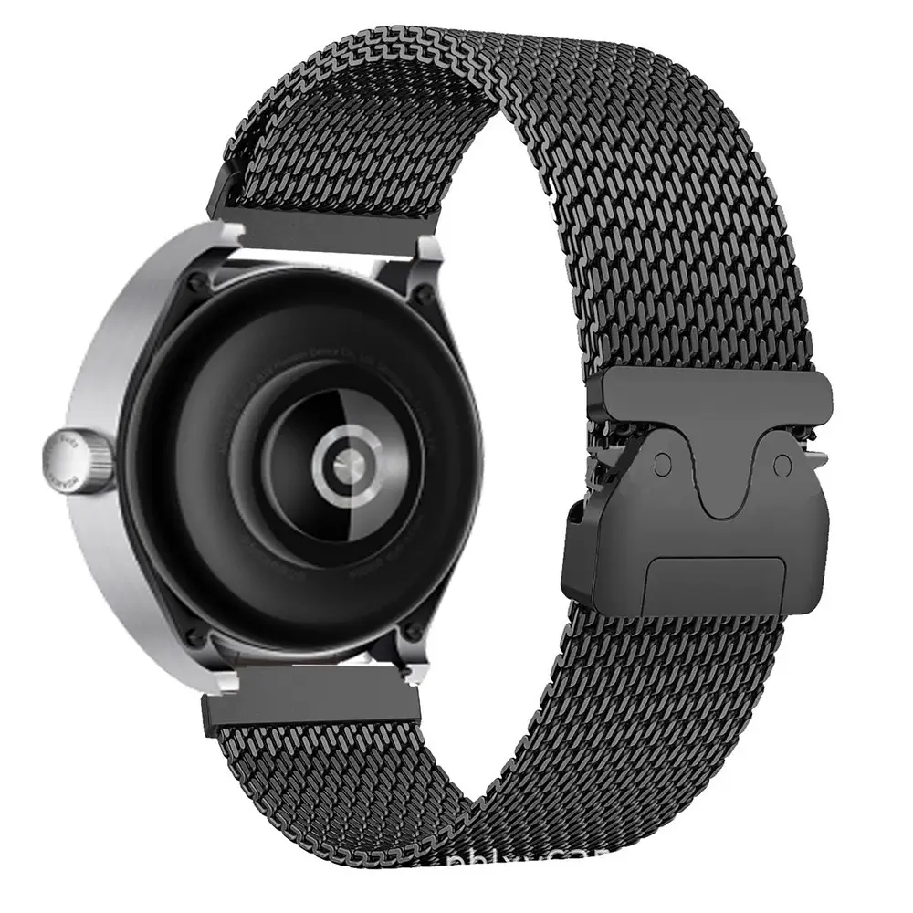 Galaxy Watch 3 45mm 22mm Titanyum Hasır Kordon - Zore KRD-100