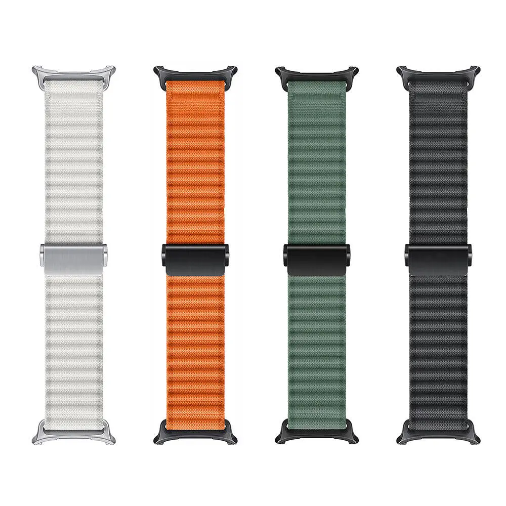 Galaxy Watch Ultra 47 mm Naylon Kumaş Örgülü Saat Kordonu - Zore KRD-120