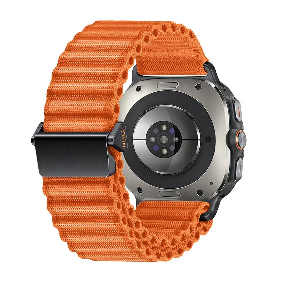 Galaxy Watch Ultra 47 mm Naylon Kumaş Örgülü Saat Kordonu - Zore KRD-120