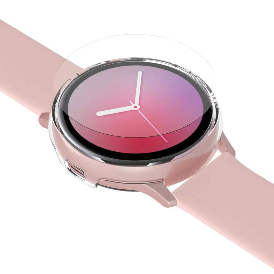 Galaxy Watch Active 2 44 mm PET Ekran Koruyucu - Araree Pure Diamond