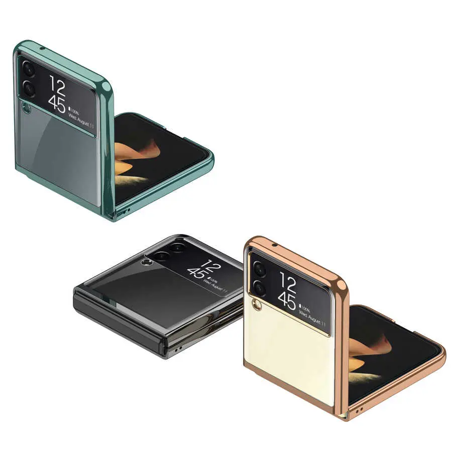 Galaxy Z Flip 3 Kılıf Zore Kıpta Kapak
