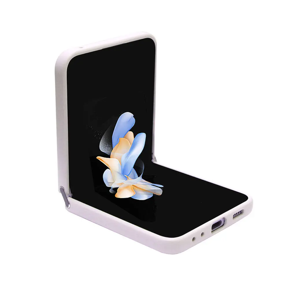 Galaxy Z Flip 5 Kılıf, Lisanslı PU Deri Taşlı Strass Kapak - Guess