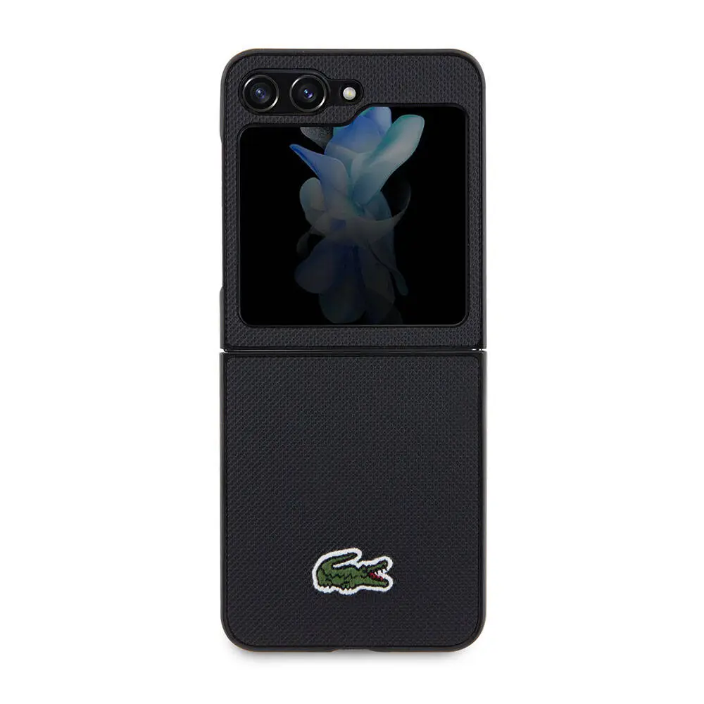 Galaxy Z Flip 5 PU Pike Desenli Lisanslı Kılıf - Lacoste