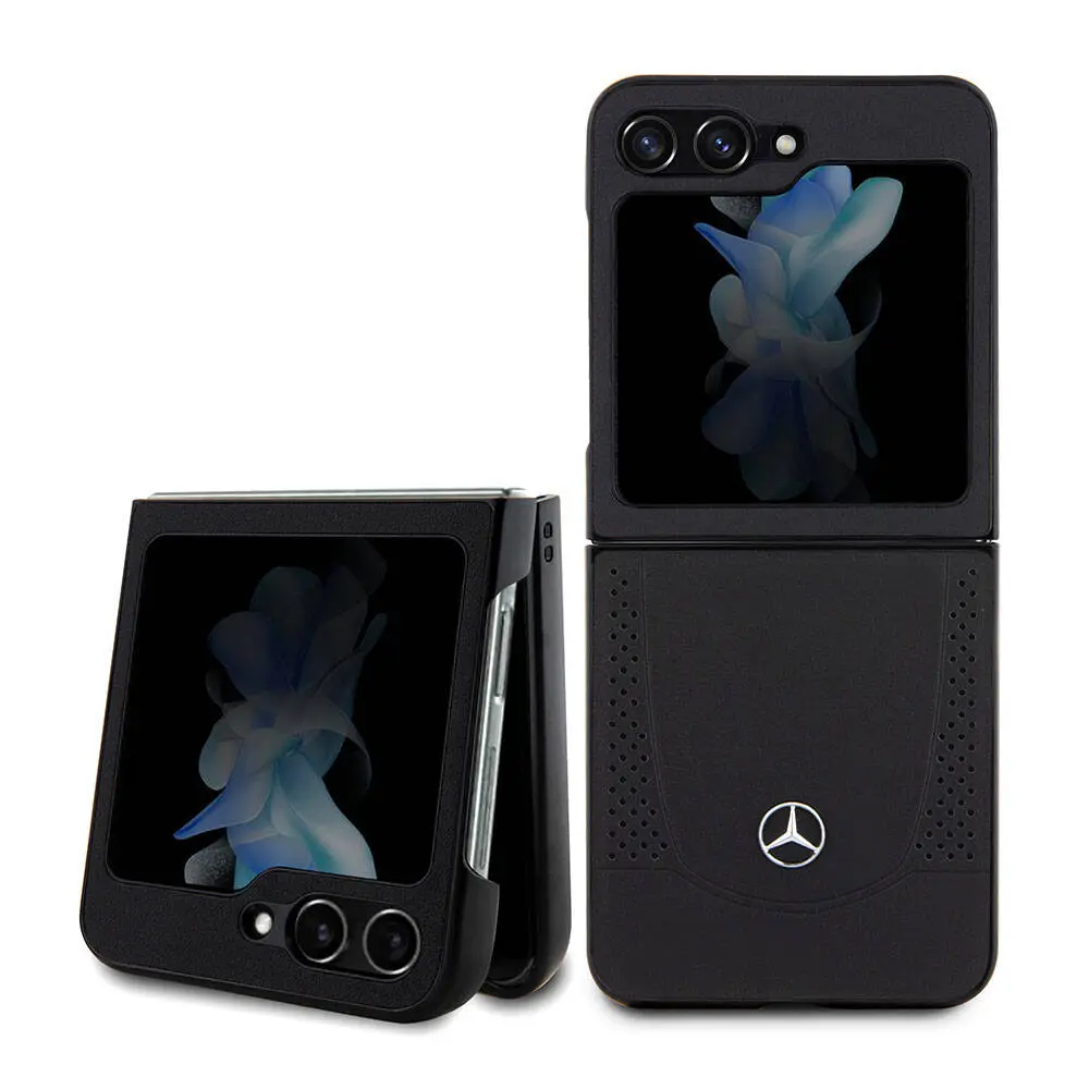 Galaxy Z Flip 5 Deri Kılıf, Mercedes Benz Lisanslı - Urban