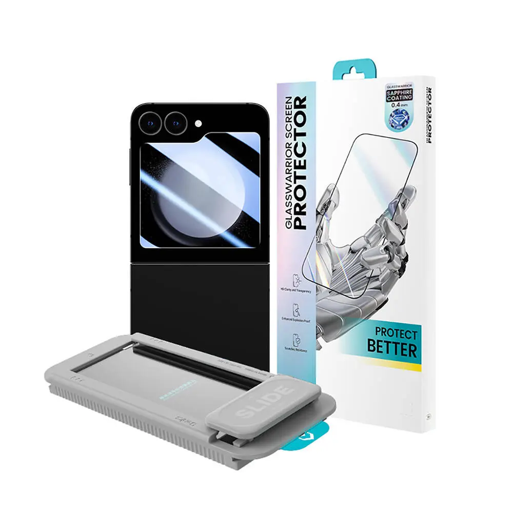 Galaxy Z Flip 6 Ekran Koruyucu Temperli Cam - Benks Glass Warrior HD