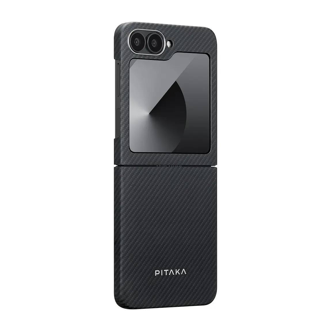 Galaxy Z Flip 6 MagSafe Uyumlu Aramid Fiber Kılıf - Pitaka Ultra-Slim Classic