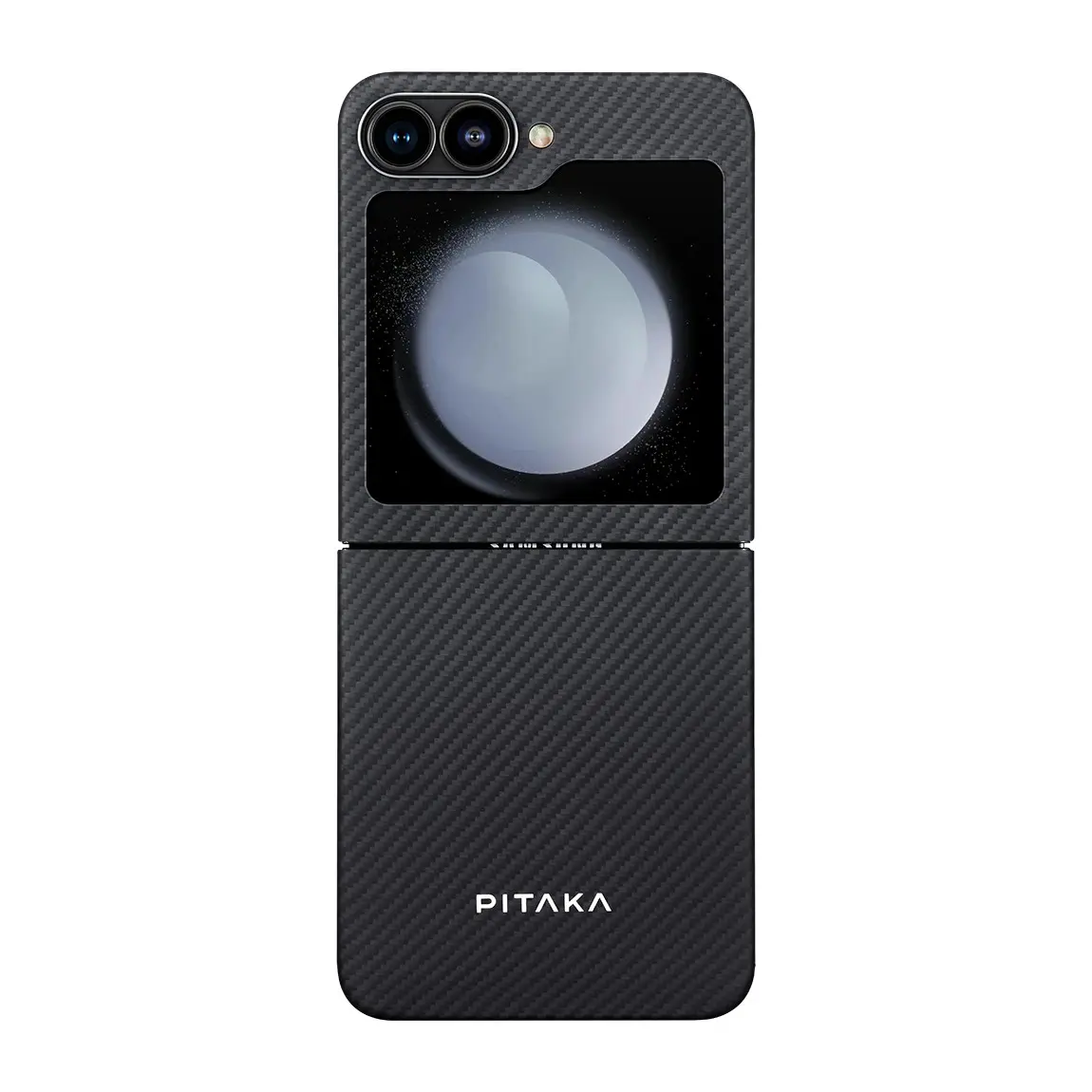 Galaxy Z Flip 6 MagSafe Uyumlu Aramid Fiber Kılıf - Pitaka Ultra-Slim Classic