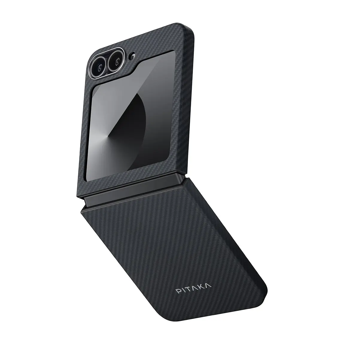 Galaxy Z Flip 6 MagSafe Uyumlu Aramid Fiber Kılıf - Pitaka Ultra-Slim Classic