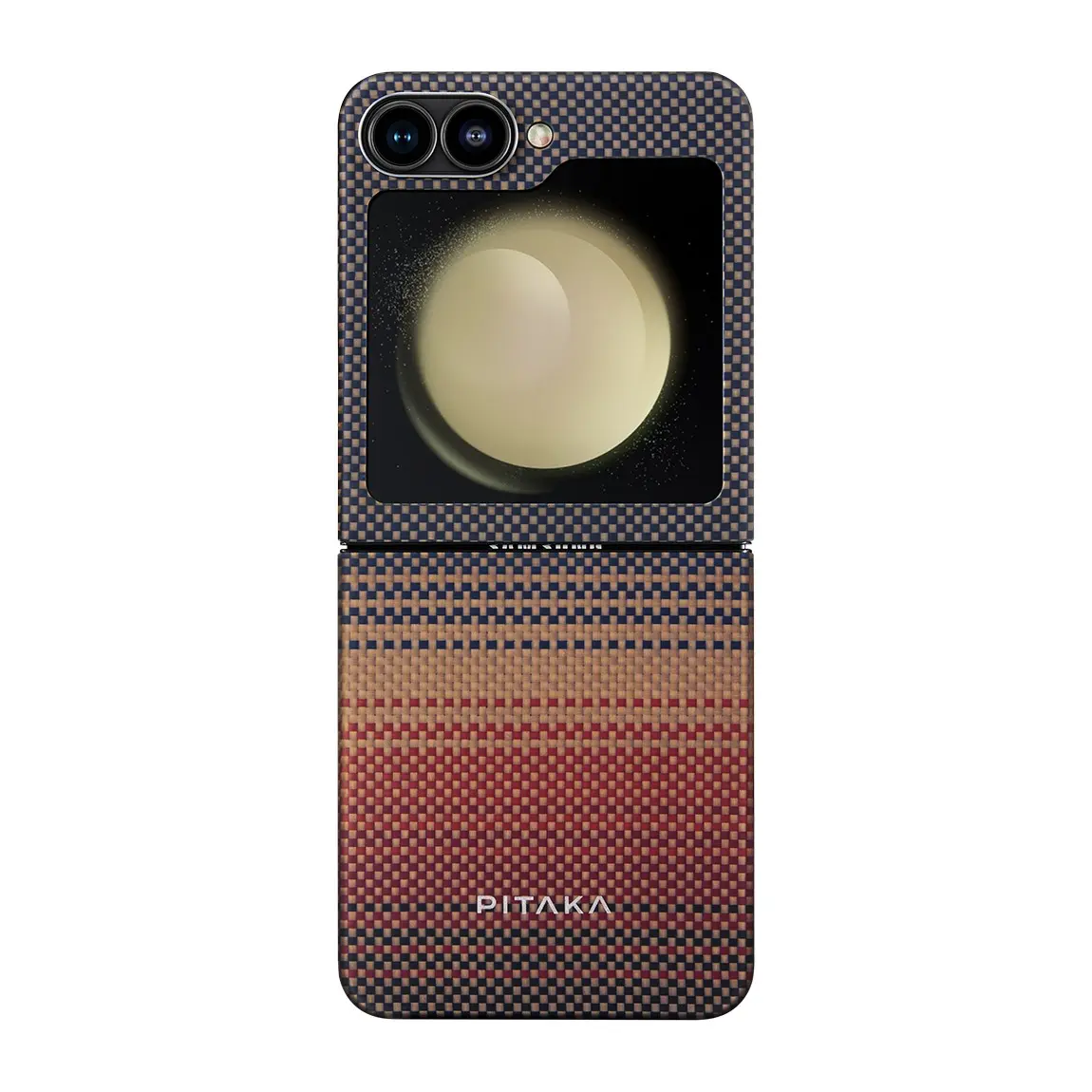 Galaxy Z Flip 6 MagSafe Uyumlu Aramid Fiber Kılıf - Pitaka Sunset