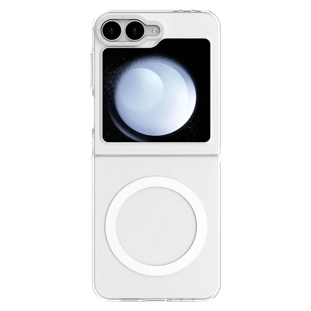Galaxy Z Flip 6 MagSafe Uyumlu Şeffaf Kılıf - Youngkit Crystal Shield