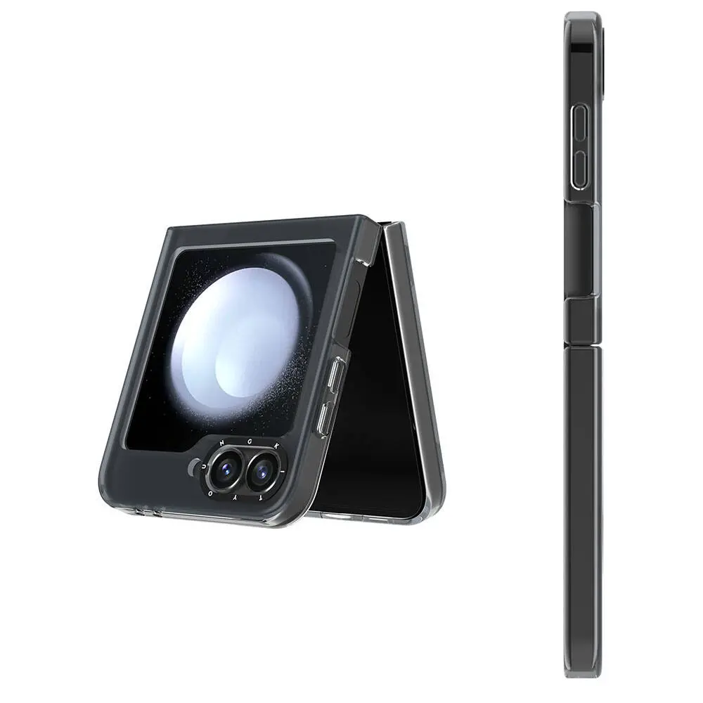 Galaxy Z Flip 6 MagSafe Uyumlu Şeffaf Kılıf - Youngkit Hidden Sand