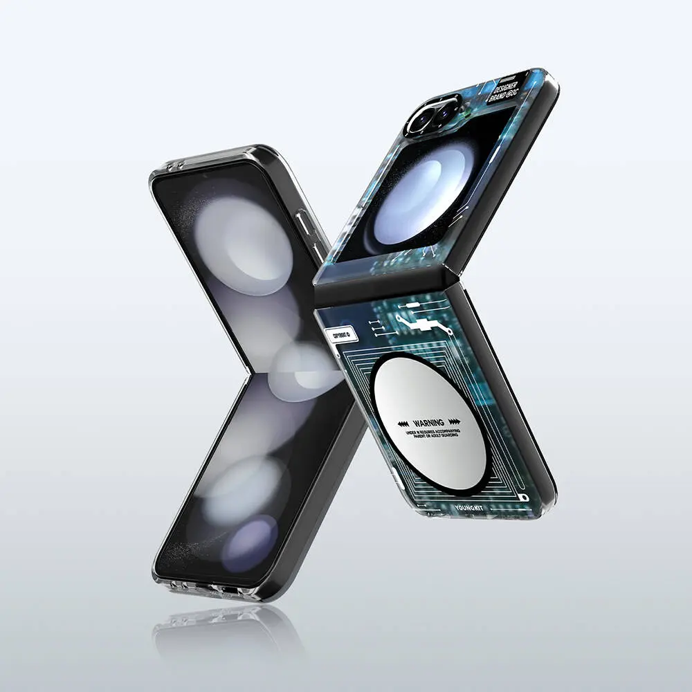 Galaxy Z Flip 6 MagSafe Uyumlu Kılıf - Youngkit Technology Serisi
