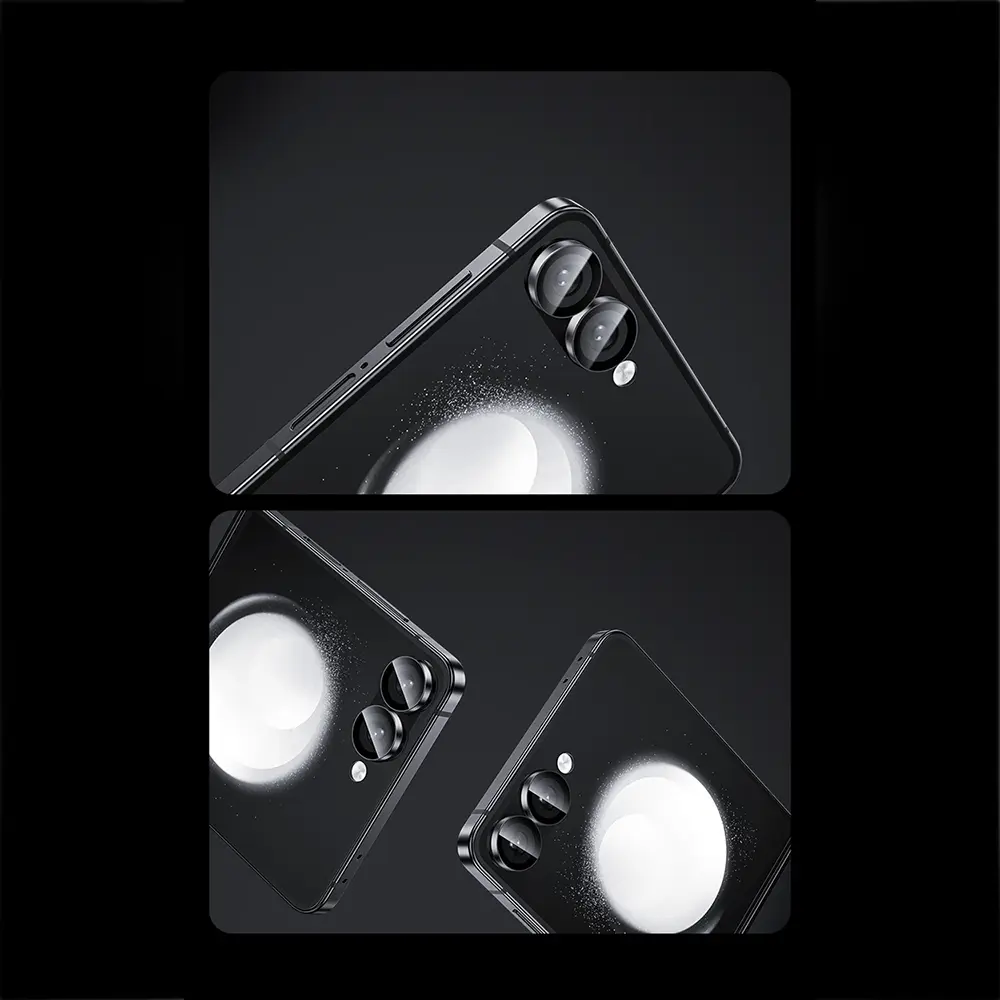Galaxy Z Flip 7 Kamera Lens Koruyucu, AR Kaplamalı Cam - Benks AR Glass Warrior