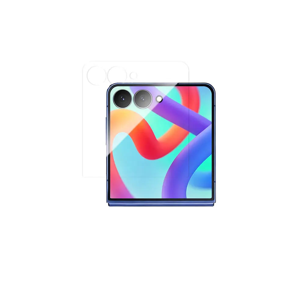 Galaxy Z Flip 7 Ekran Koruyucu Temperli Cam - Mohseven Sapphire Coating