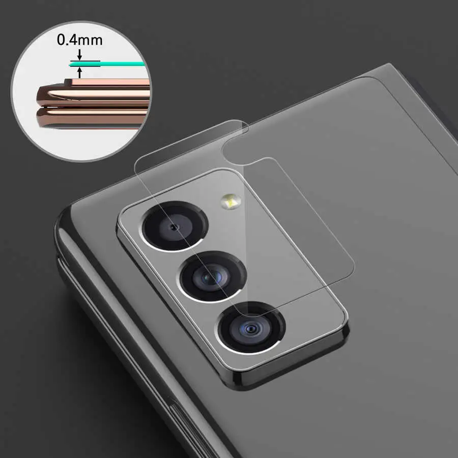 Galaxy Z Fold 2 Temperli Kamera Lens Koruyucu - Araree C-Subcore
