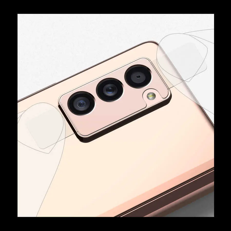 Galaxy Z Fold 2 Temperli Kamera Lens Koruyucu - Araree C-Subcore