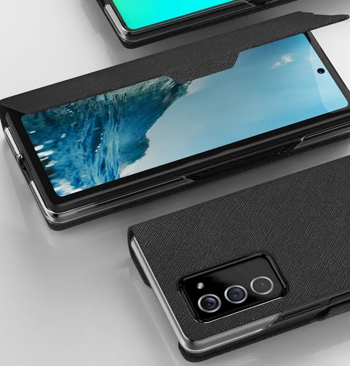 Galaxy Z Fold 2 Kapaklı Standlı Kılıf - Araree Bonnet