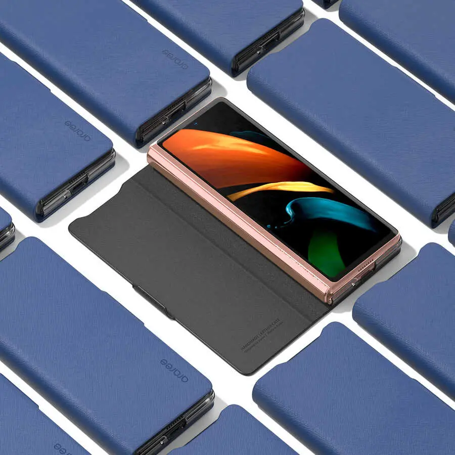 Galaxy Z Fold 2 Kapaklı Standlı Kılıf - Araree Bonnet