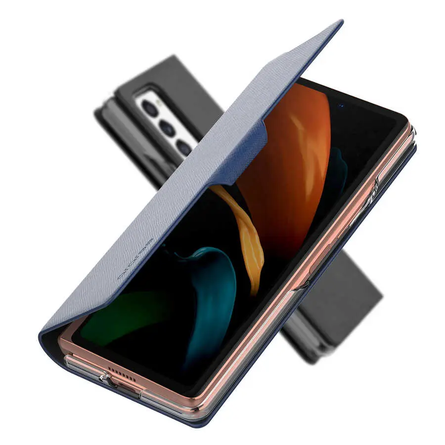 Galaxy Z Fold 2 Kapaklı Standlı Kılıf - Araree Bonnet