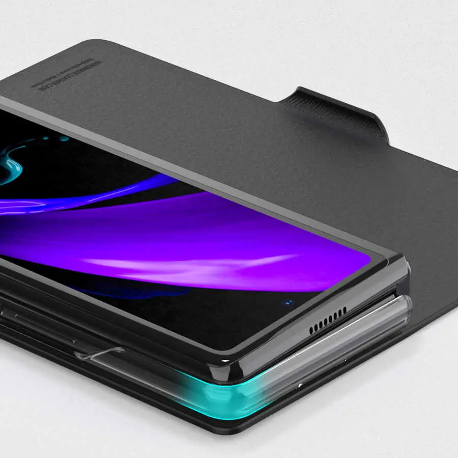 Galaxy Z Fold 2 Kapaklı Standlı Kılıf - Araree Bonnet