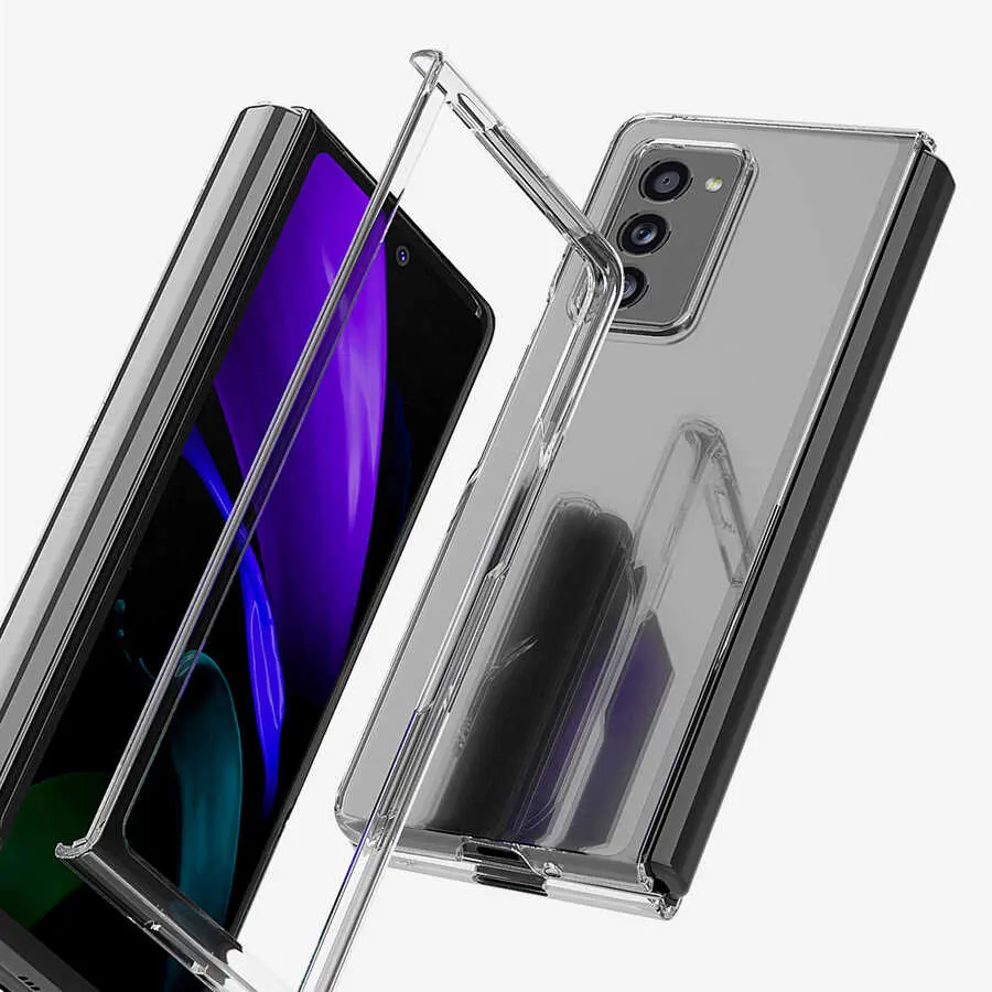 Galaxy Z Fold 2 Şeffaf Kılıf - Araree Nukin Kapak