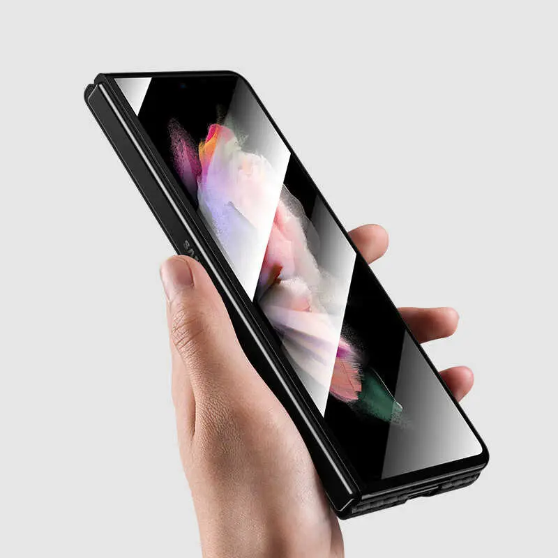 Galaxy Z Fold 3 Kılıf Seti, Ekran ve Kamera Koruyuculu - Benks 3 in 1 Suit