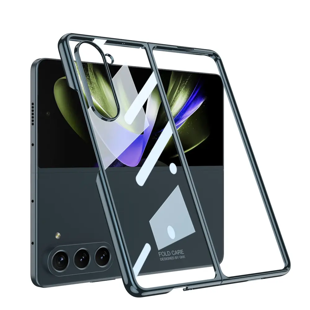 Galaxy Z Fold 5 Kılıf Zore Full Camlı Kıpta Kapak