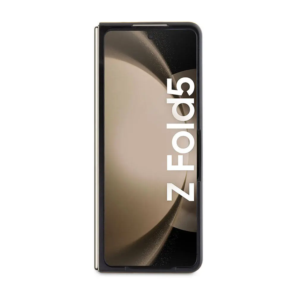 Galaxy Z Fold 5 Ferrari Lisanslı PU Deri Metal Logolu Kılıf