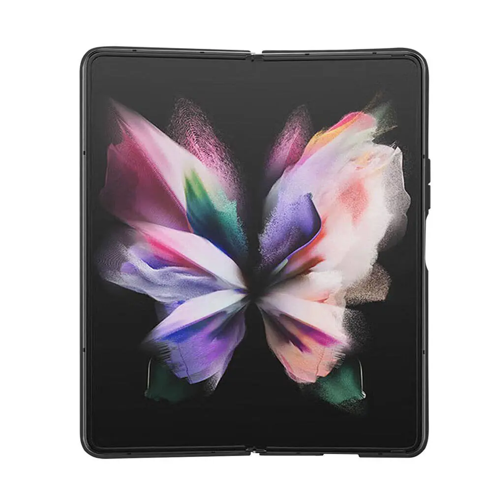 Galaxy Z Fold 5 Kılıf, Lisanslı PU Deri Taşlı Strass Kapak - Guess