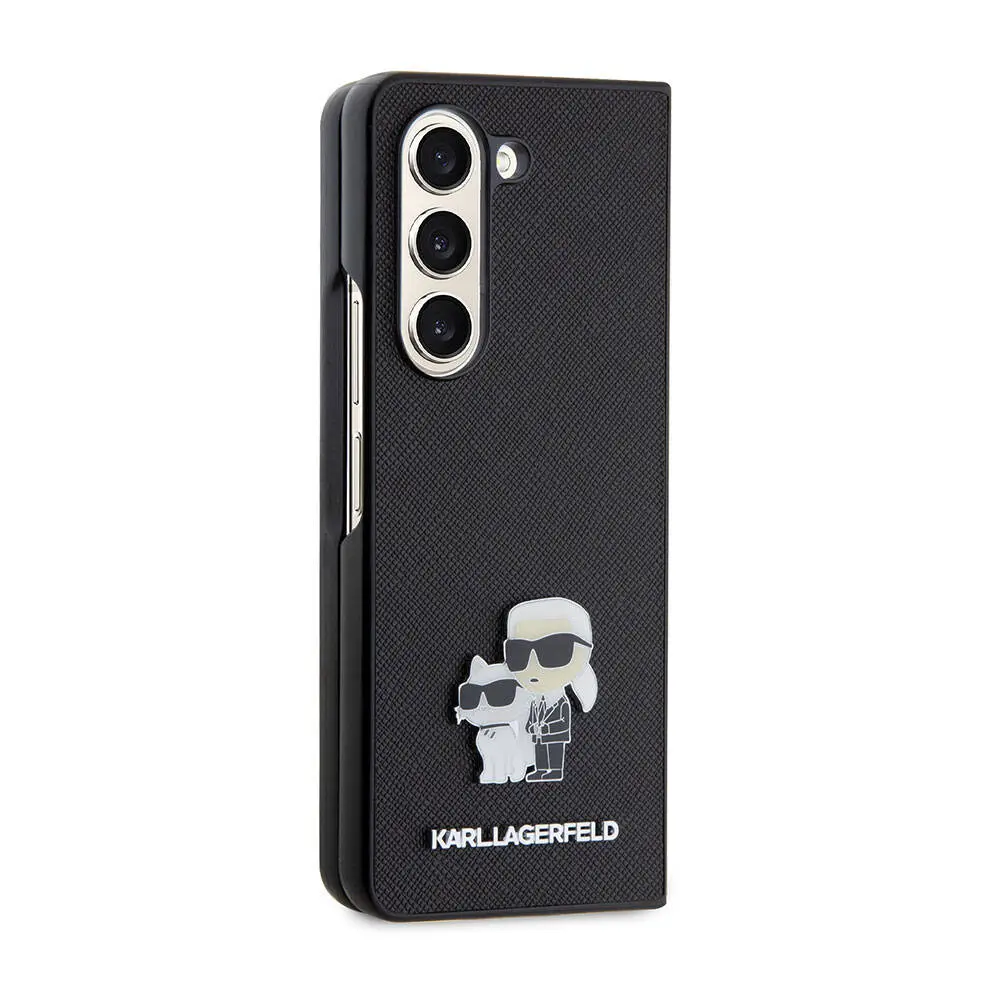 Galaxy Z Fold 5 Kılıf, Lisanslı Saffiano Kapak - Karl Lagerfeld K&C