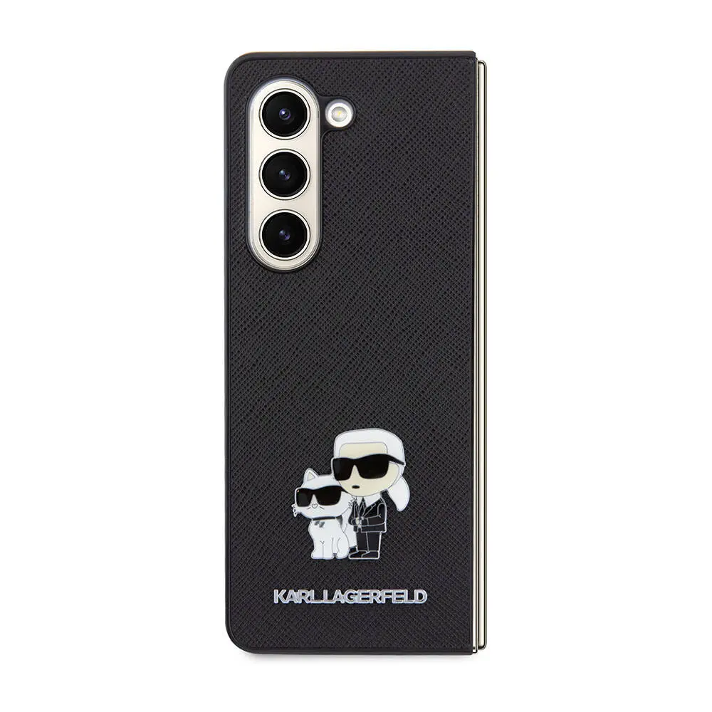 Galaxy Z Fold 5 Kılıf, Lisanslı Saffiano Kapak - Karl Lagerfeld K&C