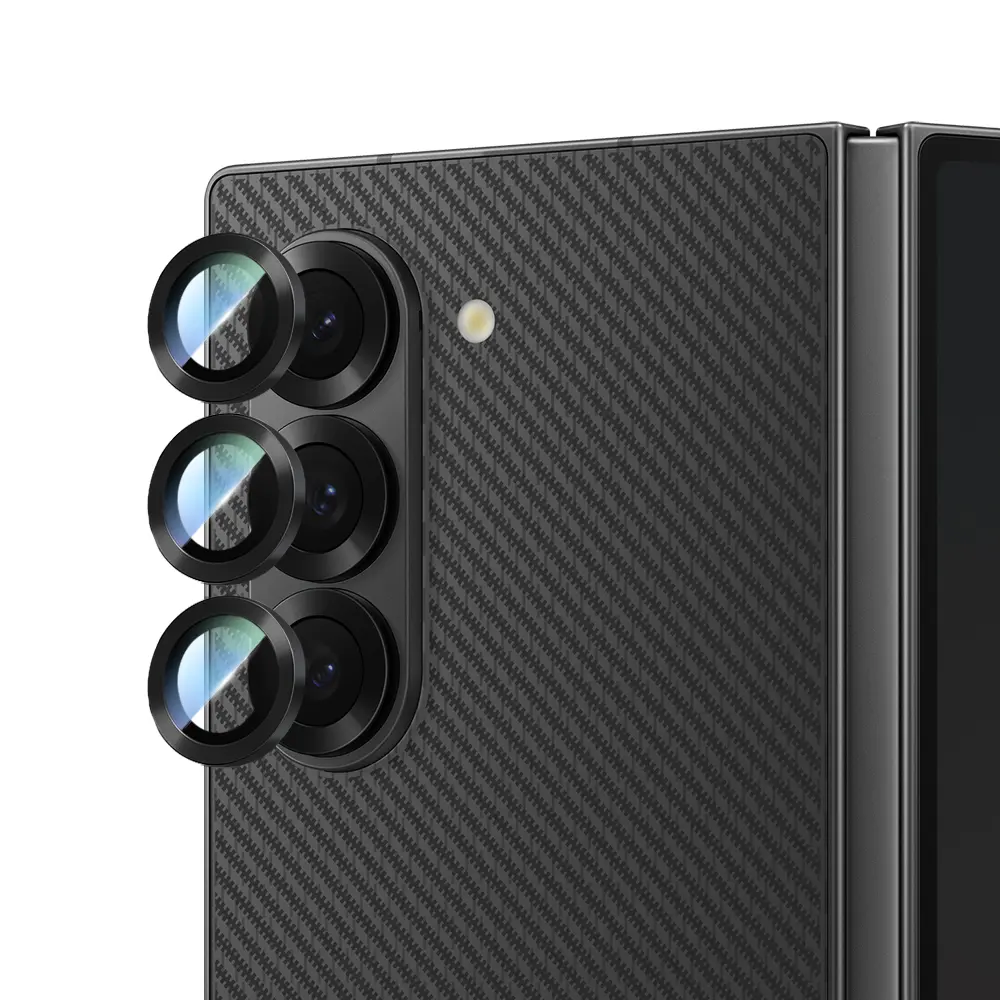 Galaxy Z Fold 6 CaseWorld Alloy Serisi Oleofobik Anti Reflective Kamera Lens Koruyucu