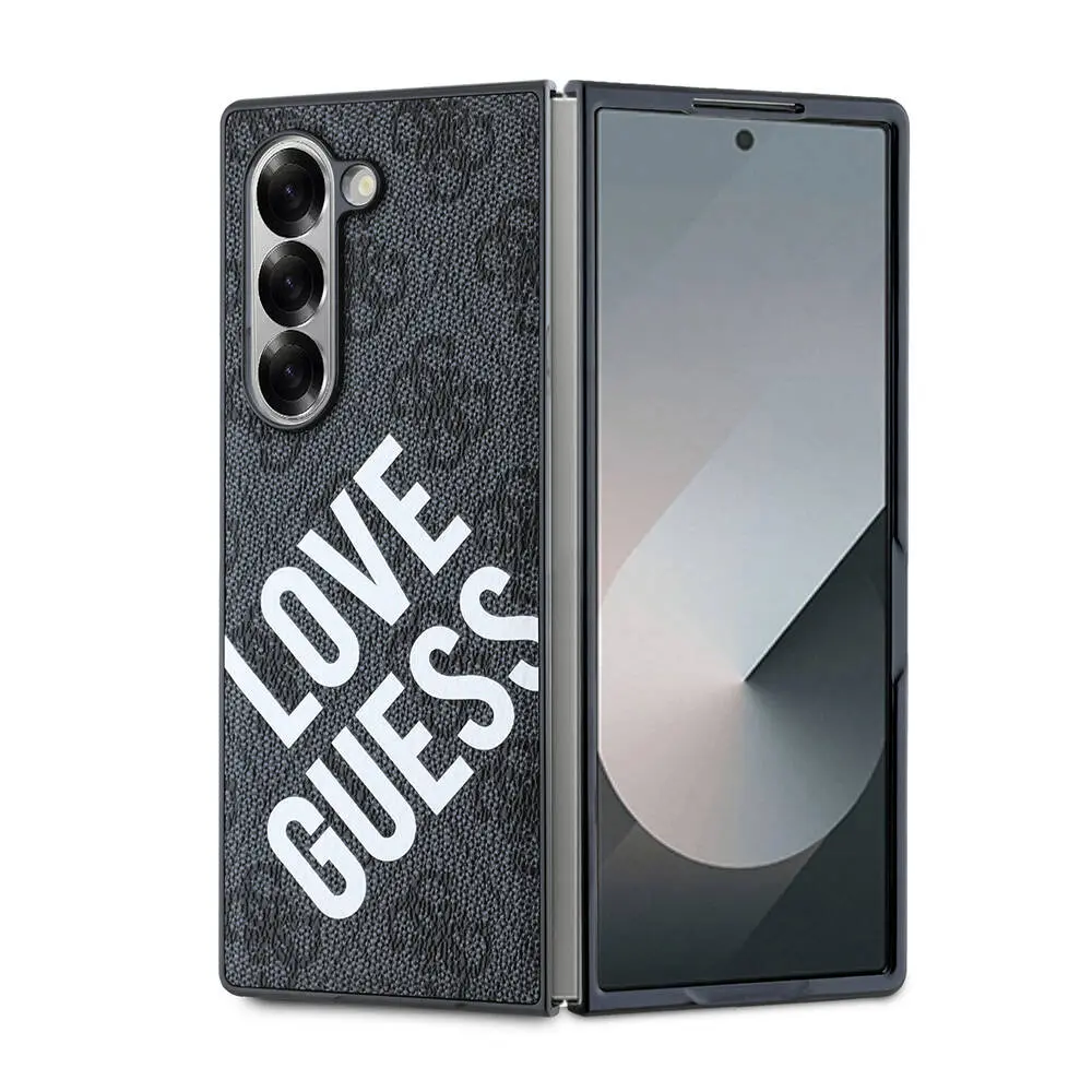 Galaxy Z Fold 6 MagSafe Uyumlu Kılıf - Guess Love Guess Printing
