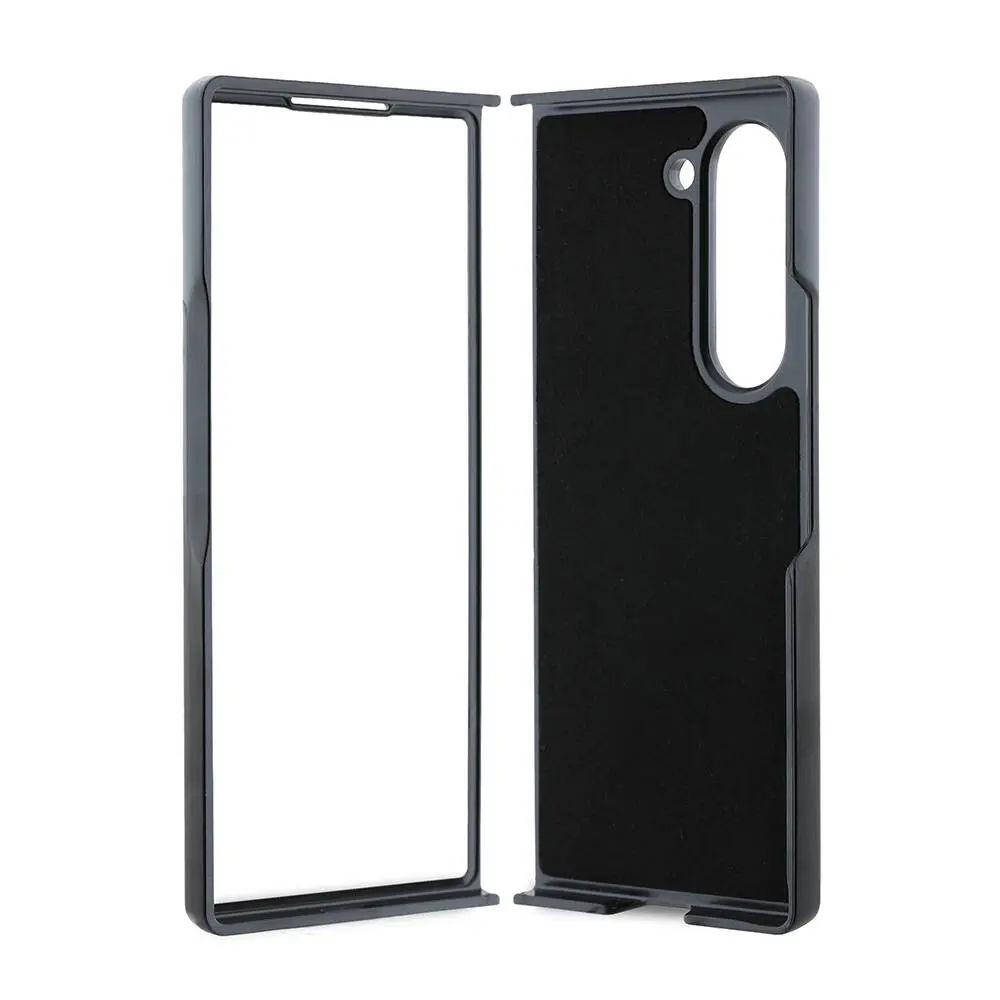 Galaxy Z Fold 6 Deri Kılıf, Metal Logo Detaylı - Guess