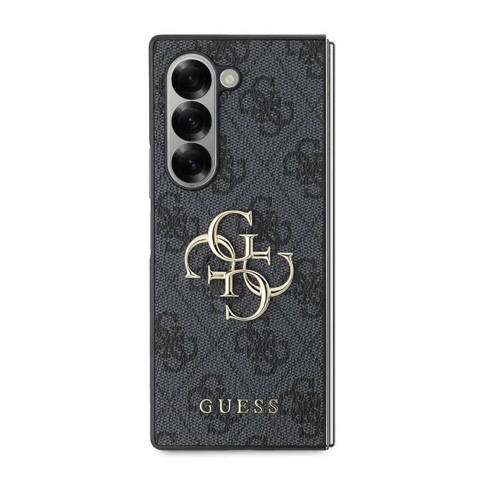 Galaxy Z Fold 6 Deri Kılıf, Metal Logo Detaylı - Guess
