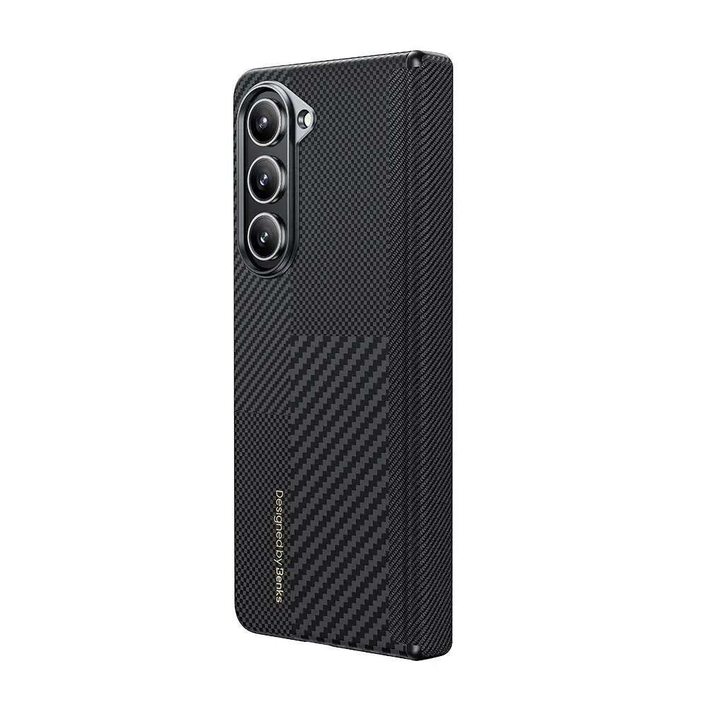 Galaxy Z Fold 6 Karbon Fiber Kılıf - Benks Montage ArmorAir Kevlar